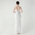 Graceful Sequin Embellished Mesh Mermaid Maxi Dress